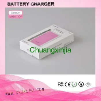 7800mAh long lasting and high capacity Power Bank