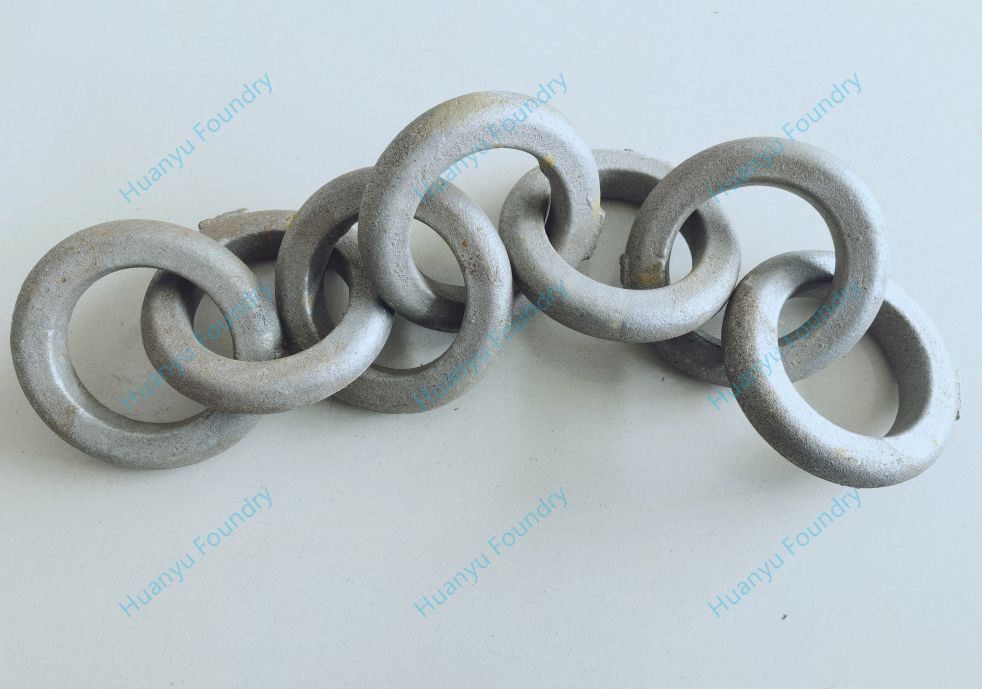 D-Type Link Cast Carn Chains Φ22mm × 76mm