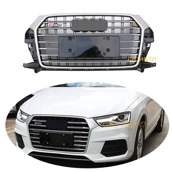 ABS Auto Parts Chrome Black Front Bumper Grille for Audi Q3 8U 2016-2018