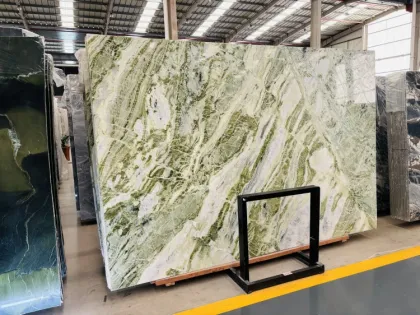 Luxurious Chinese Green Emerald Jade Marble Slab Tiles - 1-Year Warranty