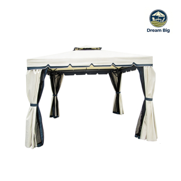 3x3M/3x4M double roof gazebo