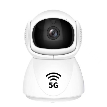 กล้องรักษาความปลอดภัยในร่ม IoT: กล้อง WiFi IP 1080p WIRELESS สำหรับการเฝ้าระวังบ้านอัจฉริยะ (สีขาว, H.264)