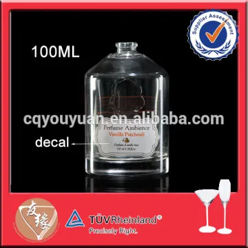 Aromas diffuser 100 ml glass bottle for perfume