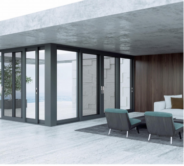 Enjoy a three-track screen door and an integrated heavy-duty sliding door