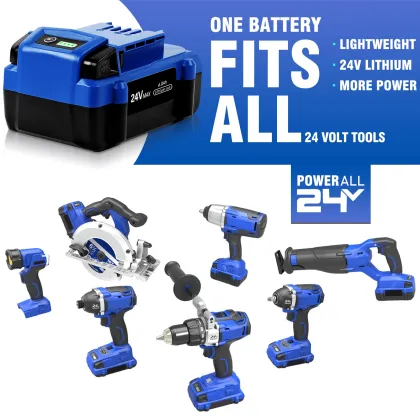 24V 6.0Ah Kobalt Replacement Battery | Lithium Ion Cordless Tool Power Supply