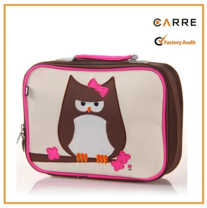 custom brand cute canvas lunch bags for children