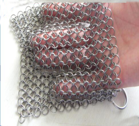 Chain Link Cast Iron Pan Cleaner