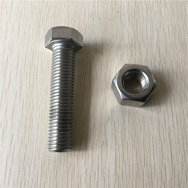 Hot Sale 316 Stainless Steel Hexagon Bolts 5