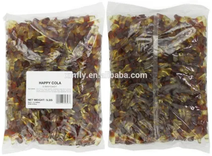 Lactobacillus Mango Flavored Sugar Free Cola Bottle Shaped Gummy Candy