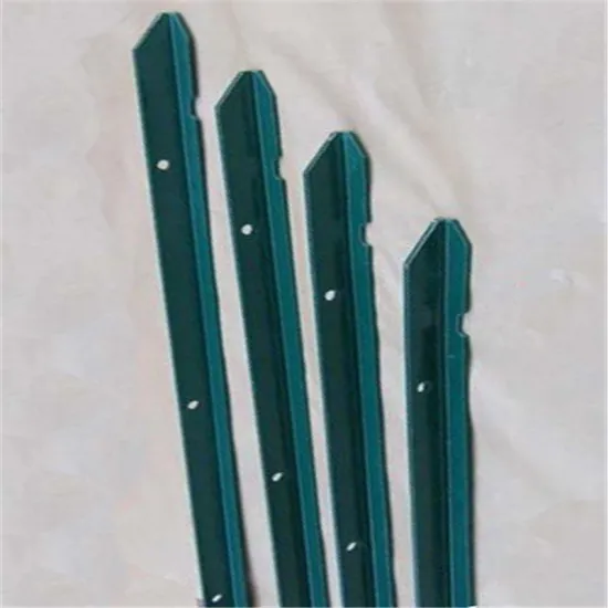 Profession Green Painted Metal T Fence Post