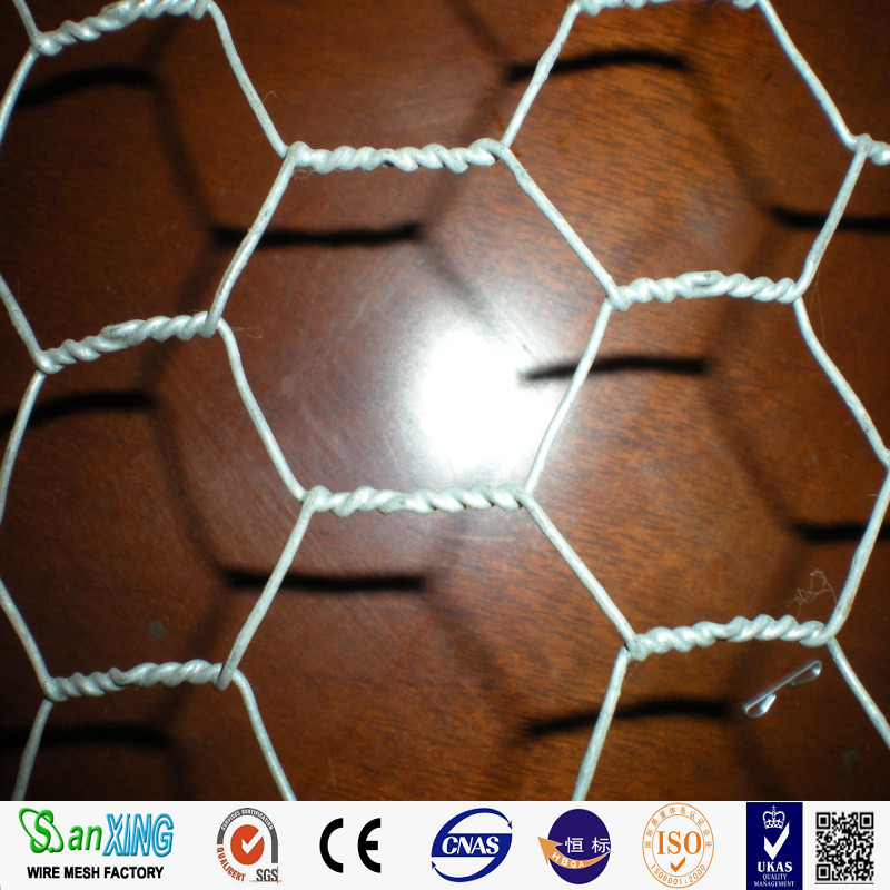 Netting de fil hexagonal électro galvanisé de haute qualité