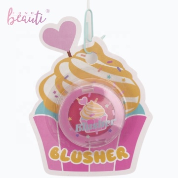 Wholesale Customized Vegan Safety Non-toxic Pink Blusher for Girls