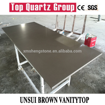 Hot sales unsui quartz stone vanitytop,Quartz stone table top supplier