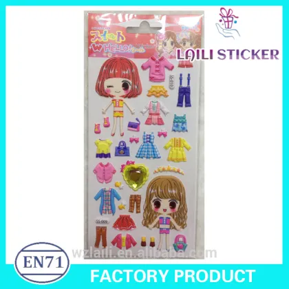 3d foam sticker /puffy sticker