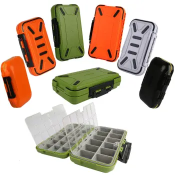 High Quality Double Sided Fishing Tackle Box with 12 Compartments
