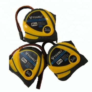 15G 3M*16mm Economic cheap rubber case tape measure