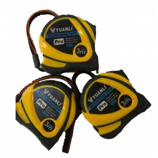 15G 3M*16mm Economic cheap rubber case tape measure