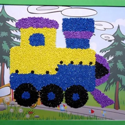 Handmade DIY EVA Creative Cartoon Pattern Decorative Painting for Kids