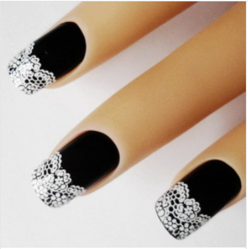 French Nail sticker Lace nail decoration