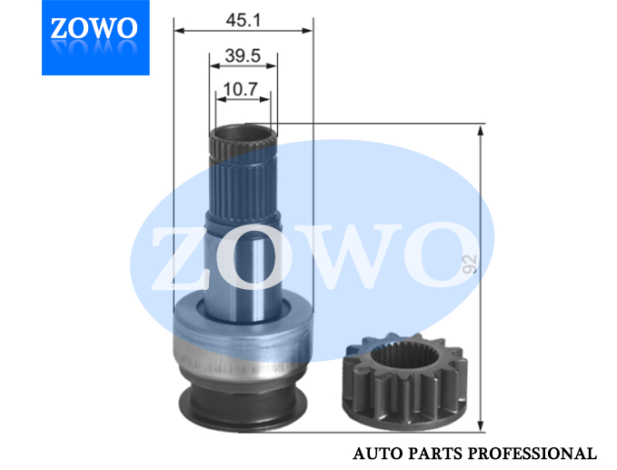 54 83421 Starter Bendix 13t Mitsubishi