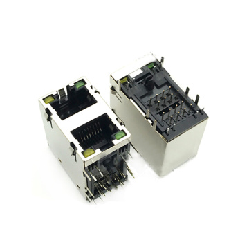 Vrouwelijke RJ45 modulaire jackconnector