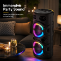Çift Woofer RGB Parti Hoparlörü