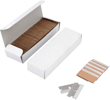 100 Pack Single Edge Razor Blades - Straight Edge Razor Tool