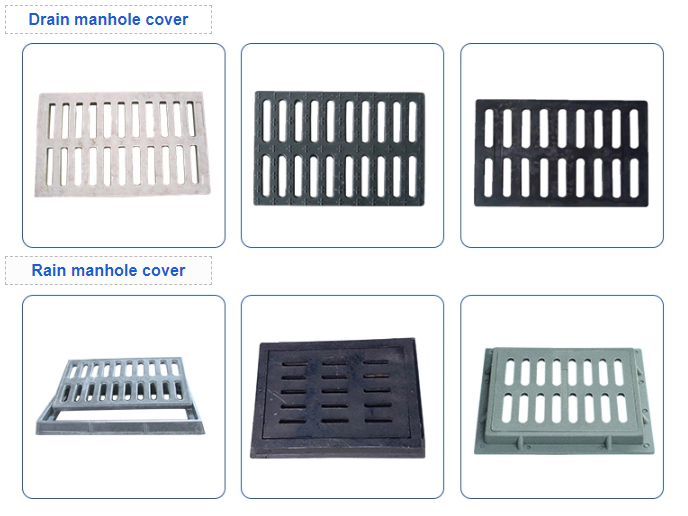 en124 ductile iron manhole cover and frame