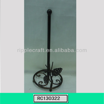 Cheap Simple Black Metal Paper Holder Stand