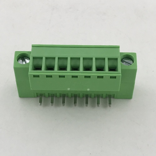 3.5MM pitch pluggable terminal block with fixed flange