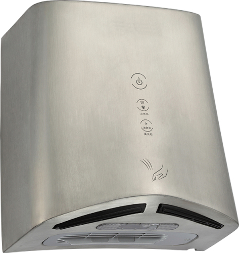 GEEO S.S.Satin Double Outlet Hand Dryer