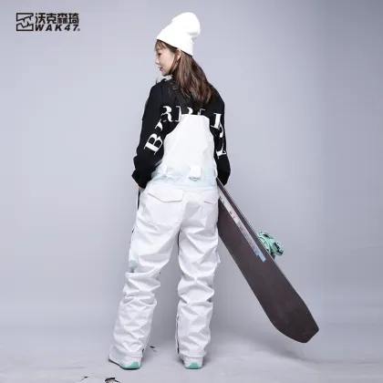 Women's Waterproof Snowsuit - Winter Ski Clothing One-Piece Ski Pants