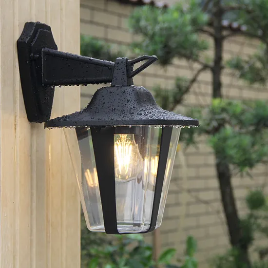 Modern Simple Cheap Outdoor Garden Wall-Mounted Waterproof Light with E27 Lamp Holder