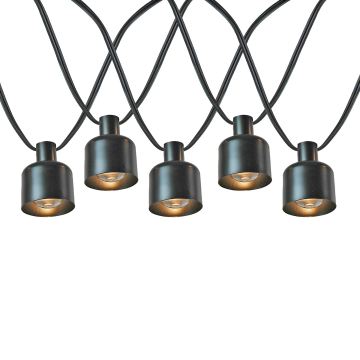 120V LED String Light 11FT 10LT UL E12 G40 with Can Lamp Palace