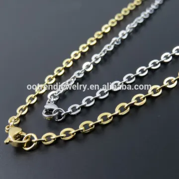 China factory provide Hongkong wholesale jewelry different types of necklace chains jewelry