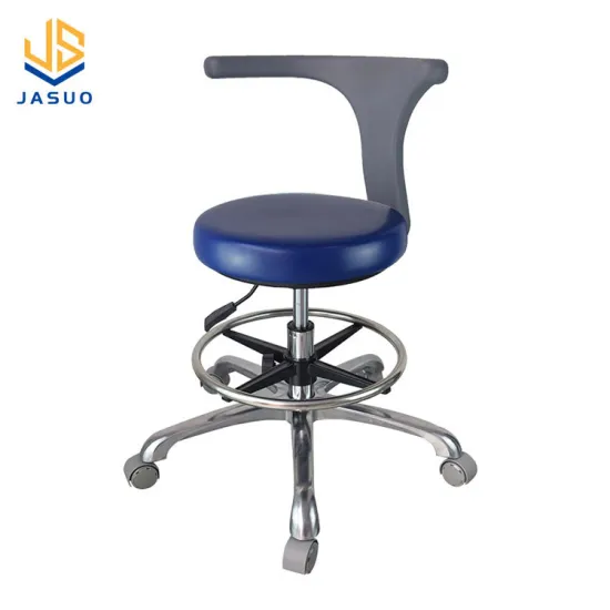 Premium Quality Metal Base PU Cushion Rotatable Dental Chair Dentisit Doctor Stool