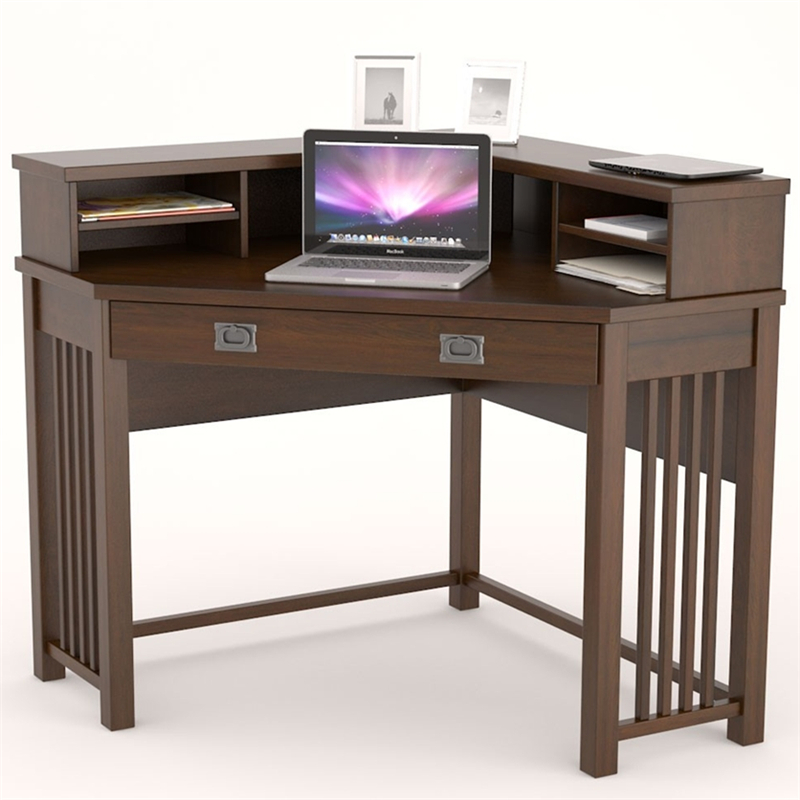 Student Desk with Open Shelves