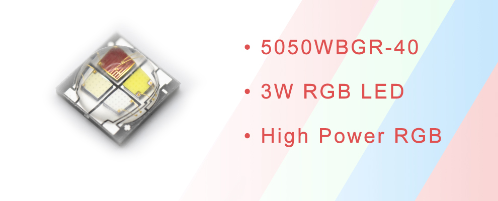 5050WBGR-40 5050 High Power SMD LED RGB LED 3W high Power RGB LED