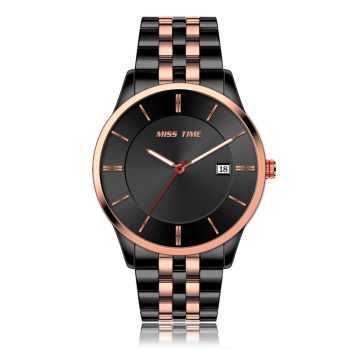 Custom-made 24 Hour Case quartz movement watch