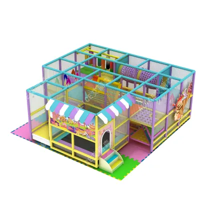 Interactive Kids Furniture Playland: Combining Software, Ball Pool, Slide, and Drilling Experiences for Young Learners