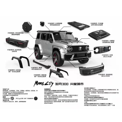 GWM Tank300 Body Kit - Mars City Style Upgrade
