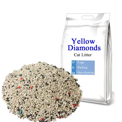 Yellow Diamond No Dust Raw Ore Cat Litter