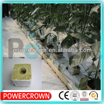 Super rockwool hydroponic cube/agriculture rock wool for planting
