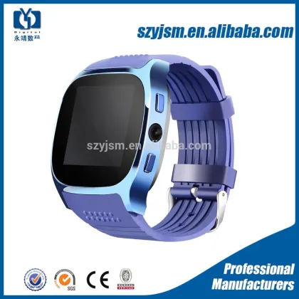 2017 Cheap smartwatch T8 smart watch sim card, T8 bluetooth mobile watch
