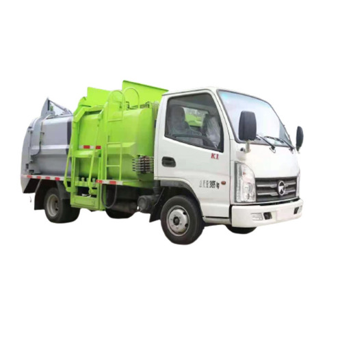 rubbish collection can kitchen garbage transport truck