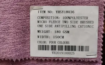 Cationic Polar Fleece Fabric