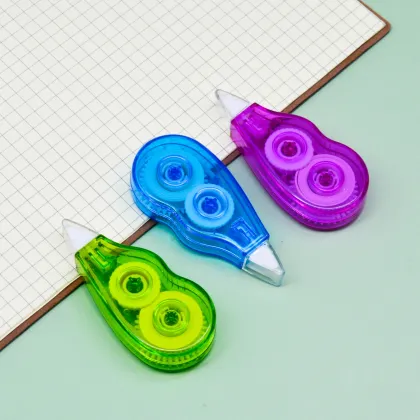 HotSelling 5mm x 5m PET White Correction Tape for Kids School Stationery