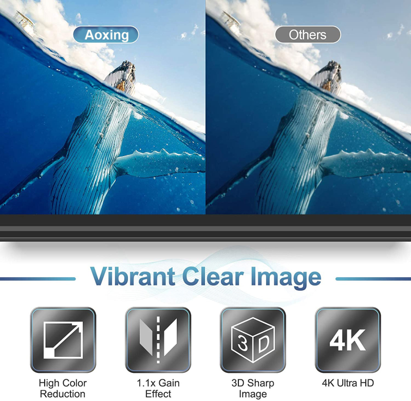 Manually pull down the projection screen 120*120cm