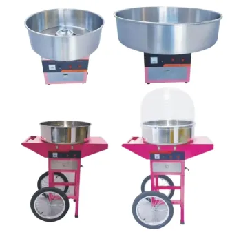 Electric Commercial Cotton Candy Machine with Cover for Sale