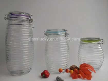 Storage Bottles & Jars Type and Food Use clip top glass jars